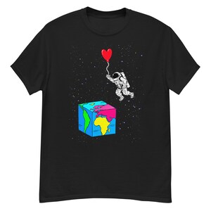 An Astronaut Who Flew from Space to His Girlfriend and a Space T-Shirt, Unisex classic tee