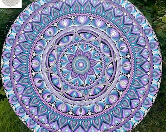 Petals of Serenity (Purple mandala)
