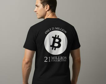 Bitcoin T-Shirt - Only 21 Million - Crypto Graphic Tee - Bitcoin Logo Apparel