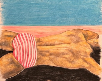 Pool Day High Quality Print