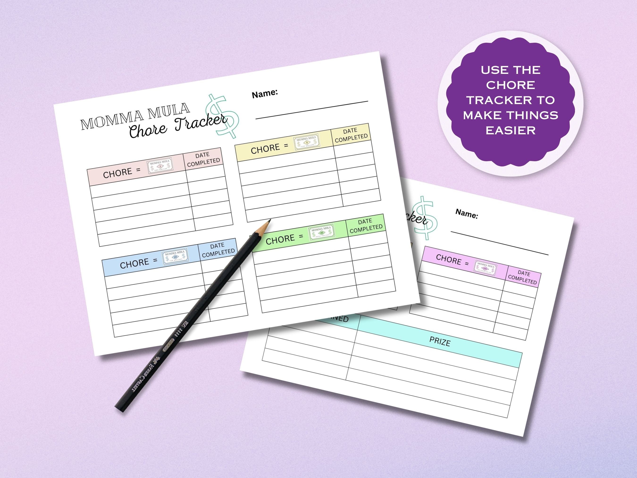 Printable Reward System for Kids | Kids Reward Bucks | Mom Bucks | Printable Chore Chart ...