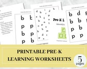Alphabet Learning: Confused Letters Practice Worksheets (Printable PDF)