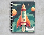 Rocket Composition Notebook: Lined Pages for Journaling (Digital Download)
