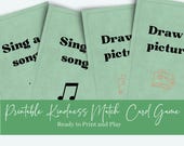 Kindness Match Memory Card Game (Instant Download) - CG01