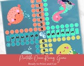 Printable Ocean Racing Board Game - BG08