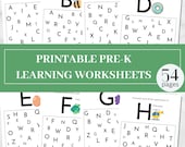 Alphabet Worksheets: Fun Letter Learning for Preschoolers (Printable PDF)
