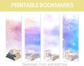 Book Fairyland Bookmarks: Set of 4 Printable Book Lover Gifts (PDF & PNG)