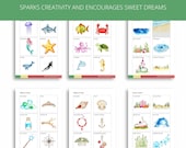 Printable Under the Sea Storytelling Cards - Instant Download - LF02