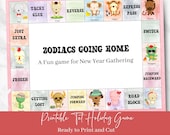 Lunar New Year Board Game: Zodiacs Going Home (Digital Download)