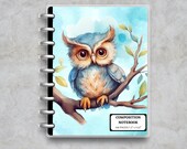Owl Composition Notebook: Lined Pages for Journaling (Digital Download)