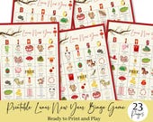 Lunar New Year Bingo Game: Festive Holiday Print (Digital Download)
