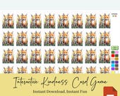 Kindness Match Solo Interactive Memory Game for Kids (Instant Download) - CG02