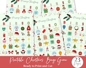 Printable Christmas Bingo Game: Festive Holiday Fun (Instant Download)