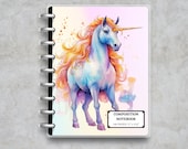 Unicorn Composition Notebook: Lined Pages for Journaling (Digital Download)