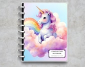 Unicorn Notebook: Lined Pages for Journaling (Digital Download)