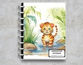 Tiger Composition Notebook: Lined Pages for Journaling (Digital Download)