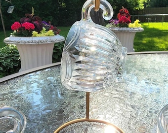 Indiana Glass "Royal" Punch Bowl Cups - Vintage Pressed Glass, Set of 10