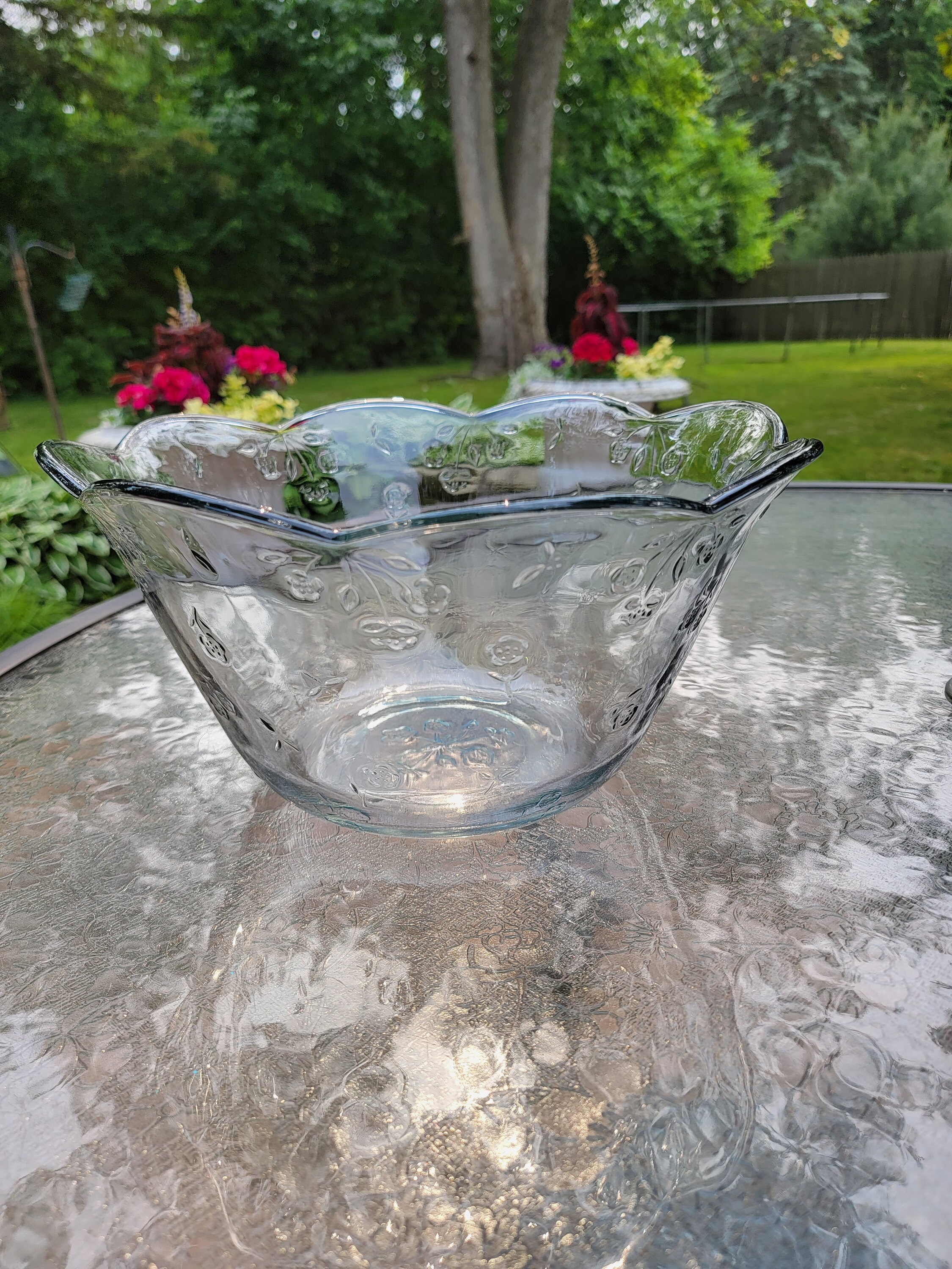 Vintage Punch Bowls Anchor Hocking savannah Etsy
