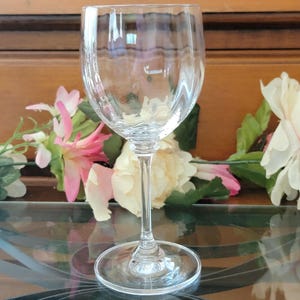 Mikasa &quot;Stephanie&quot; Wine Glass - Hand Blown Crystal Goblet - Discontinued Stemware - Timeless Tableware For Collectors