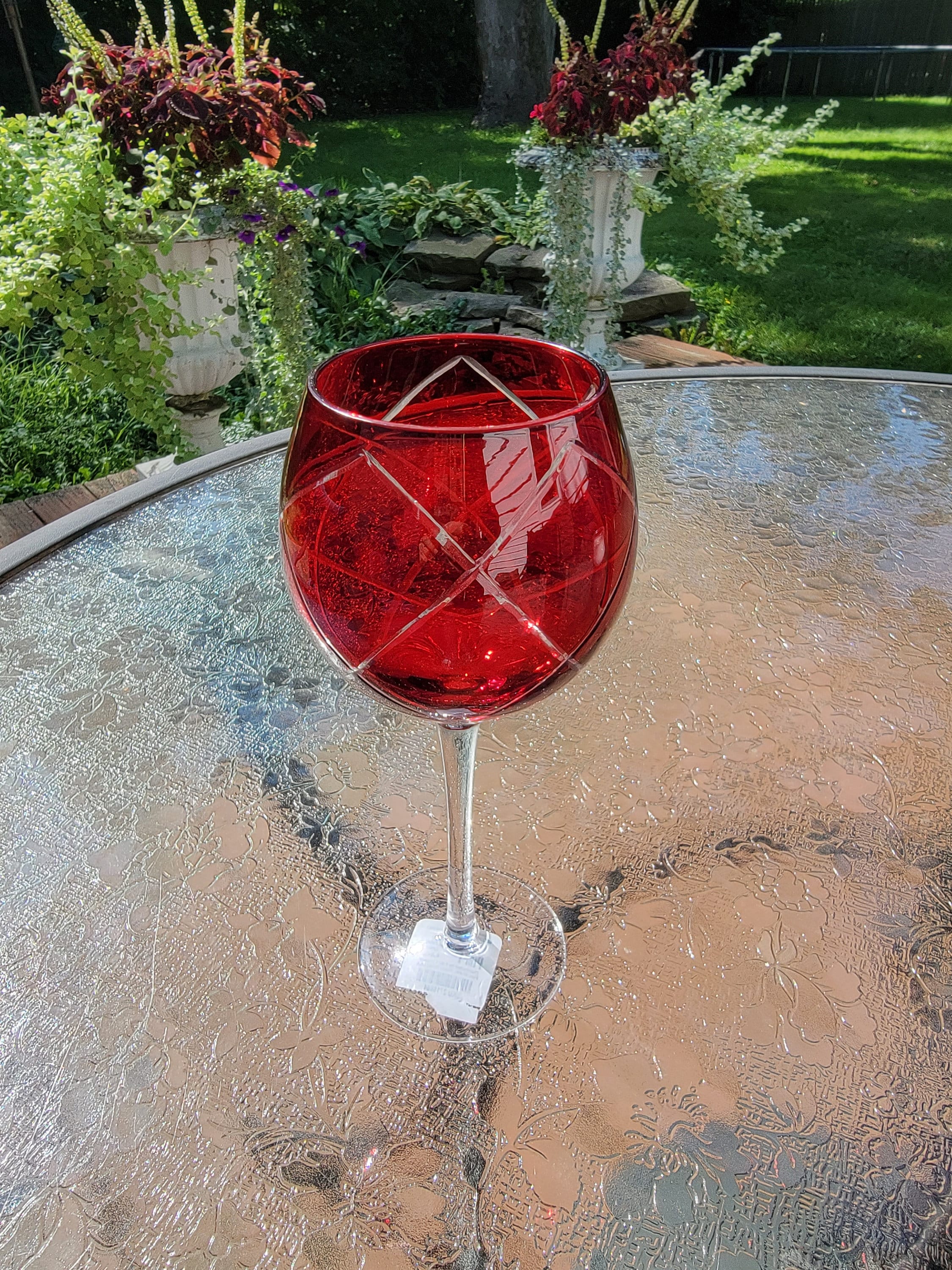   Basics Red Wine Balloon Wine Glasses, 20-Ounce