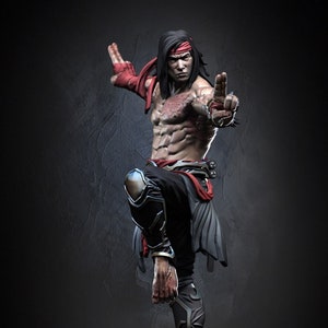3D liu kang 3D Printer Files 3D STL model Print ,STL File,3D Digital Printing STL File for 3D Printers 3d printer