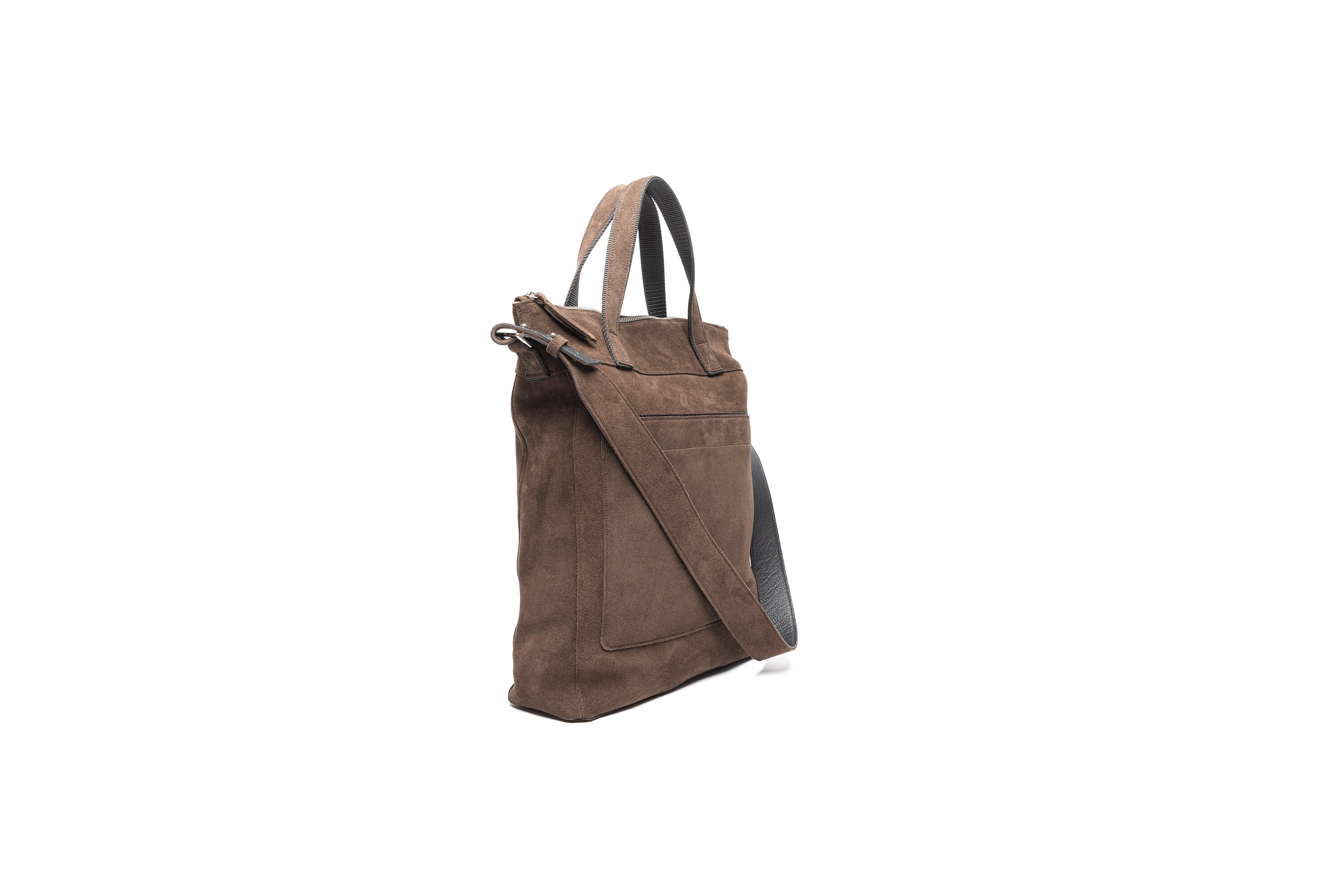 Brown Jungle Tote Bag with Zip