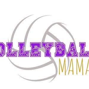 Volleyball Mama, SVG