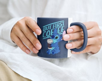 Cute Stitch Coffee Mug, perfect for gifting, coffee mug, tea mug.