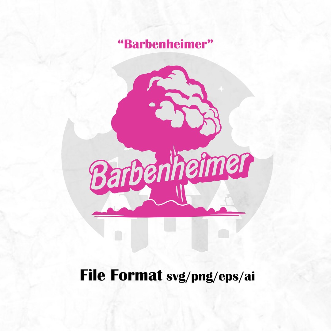 Barbienheimer Movie Poster Logo Svg Png. Cricut File Design Etsy Canada