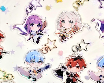 Frieren Acrylic Charm Keychains