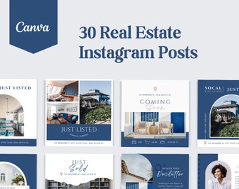 30 Real Estate Instagram Post Templates for Canva