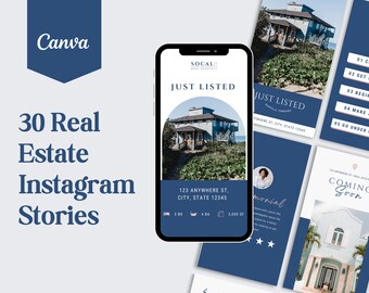 30 Real Estate Instagram Story Templates for Canva