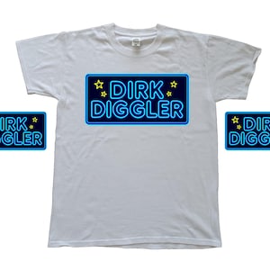 Dirk Diggler T-shirt | Boogie Nights tshirt | Paul Thomas Anderson | Mark Wahlberg | Movie gift | Cult classic film tshirt | retro movie tee