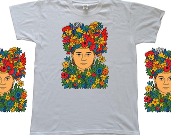 Midsommar flower doodle T-shirt | Cinema lovers | Movie gift | Horror movie gift | Minimalist design tshirt | a24 t-shirt