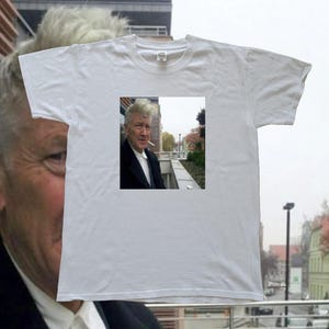 David Lynch T-shirt | Twin Peaks | Cinema lovers | Blue velvet