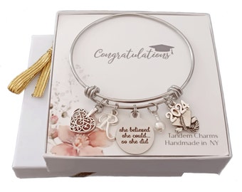 Graduation Gift for Her, Graduation Bracelet, Graduation Jewelry