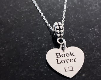 Book Lover Gift, Book Charm, Book Club Gift, Book Lover Gift