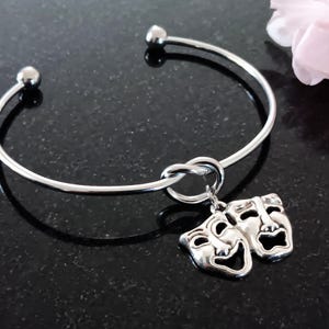 Theatre Drama Bracelet, Drama Gifts, Musical Theatre Gifts, Stage Gifts, Actress Gifts, Theater Gifts