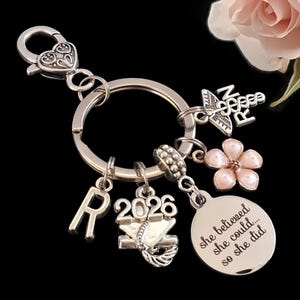 Personalized Nurse Graduation Keychain: RN, LPN, BSN Gift