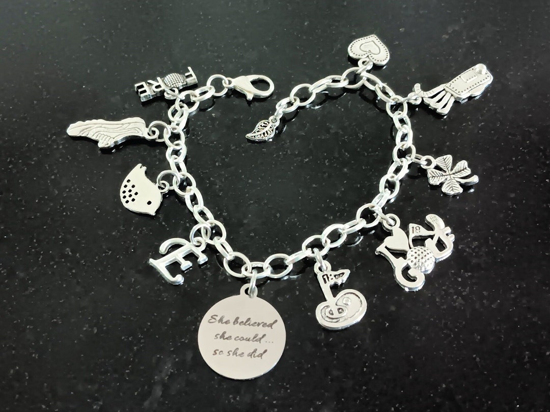 Women's Golf Bracelet Ladies Golf Bracelet Lady Golfer Etsy