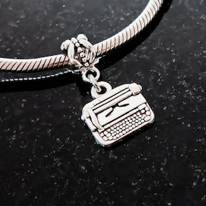 Writer Gifts, Author Gift, Vintage Typewriter Charm