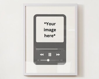 Personalisiertes Musikalbum Art Poster: Personalisierter Song Cover Print (Digitaldruck)