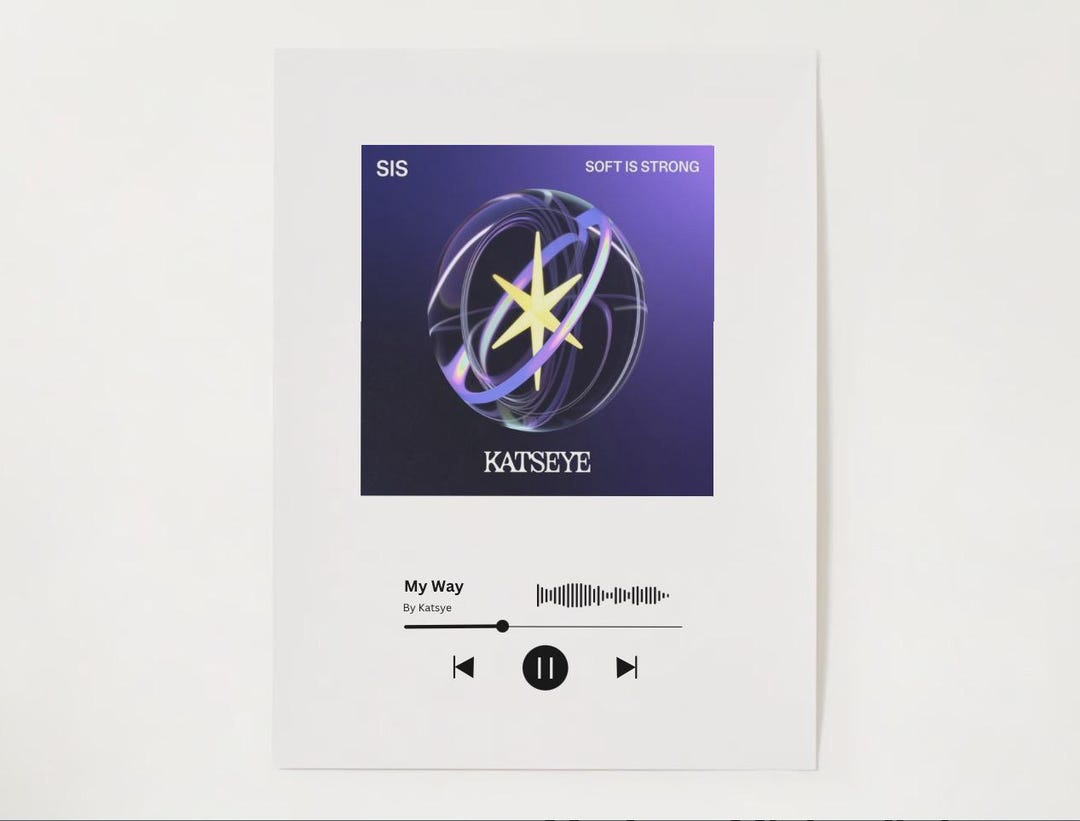 KATSYE Poster, My Way Music Poster, Katseye Soft is Strong, Katseye