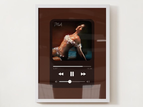 TYLA Album Art Poster: Custom Music Gift (Digital Print)