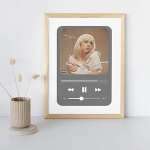 Billie Eilish Album Art Poster: Music Lover Gift (Digital Download)