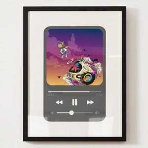 Kanye West Album Art Poster: Music Lover Gift (Digital Print)