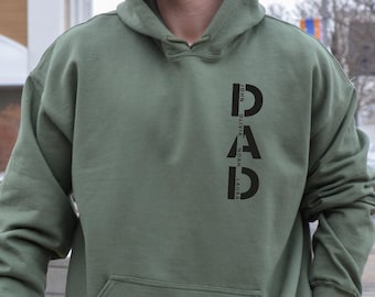 Custom Dad Sweatshirt with Names, Personalized Fathers Day Gift