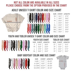 a baby boy's bodysuit and shirt sizes chart