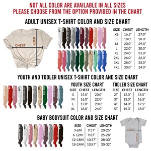 a baby boy's bodysuit and shirt sizes chart