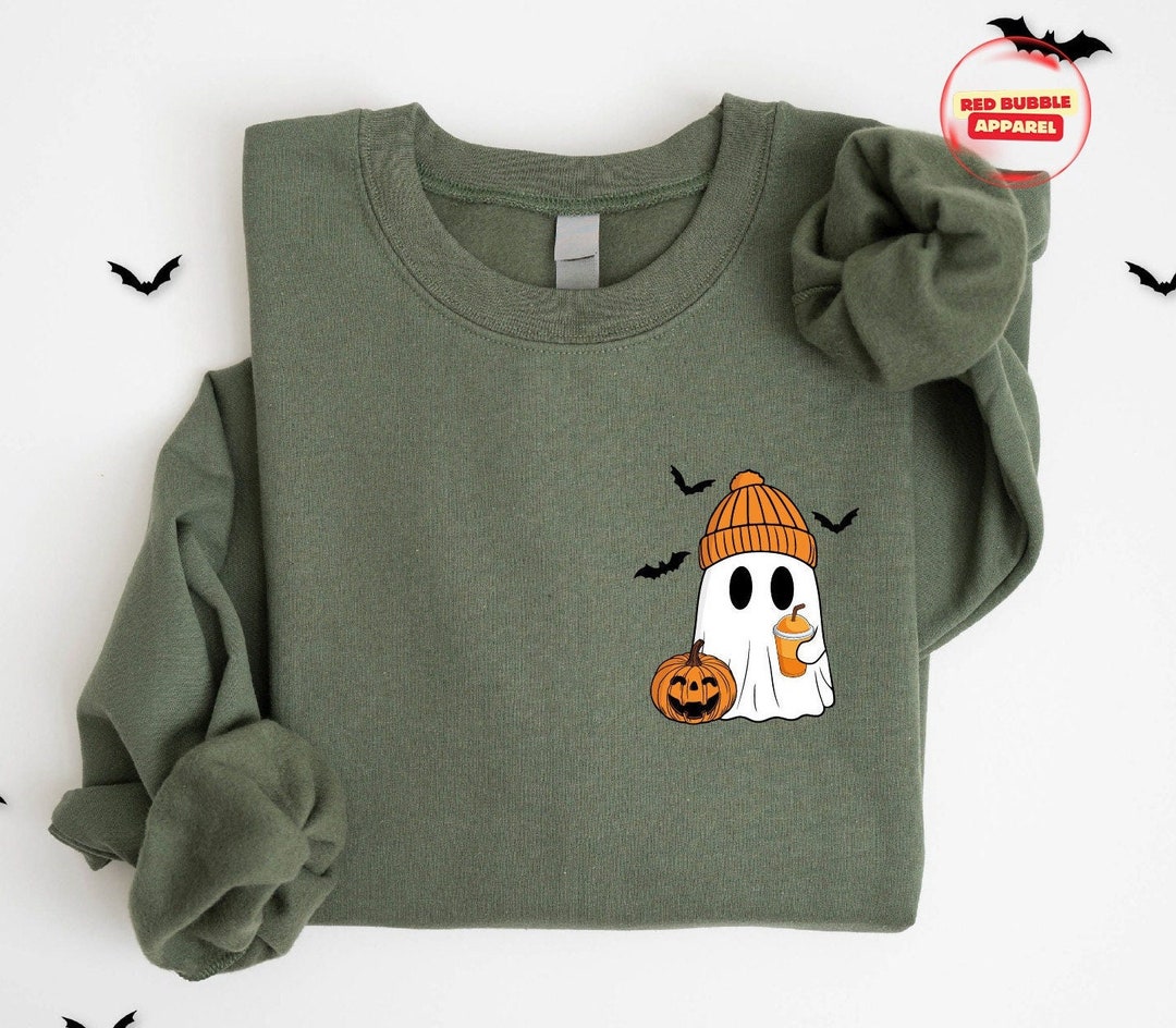 Sweat-shirt à Capuche Halloween Gamer - Motif Funny Ghosts Parody - Tissu 241 G, Coupe Classique - Cadeau Fan De Jeux D'horreur